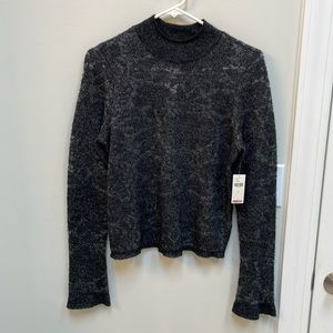 Anthropologie mock neck wool sweater size S